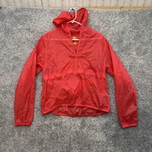 Nike Jacket Womens Large Hooded Pullover Lightweight Windbreaker Athletic 2000s